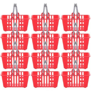 12Pcs Wire Basket Plastic Storage Kids Plaything Desktop Home Storage - Picture 1 of 12