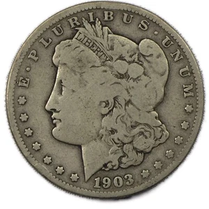 1903-S $1 Morgan Silver Dollar Very Good VG+ San Francisco - Picture 1 of 2