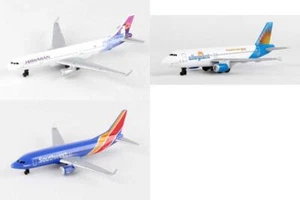 Hawaiian Allegiant Southwest Airlines Diecast Airplane Package 3x5.5" Planes - Picture 1 of 4