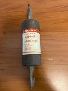 GOULD SHAWMUT AMPTRAP AT-DE 250R 250 AMP TIME DELAY FUSE 250 VAC - Picture 1 of 1