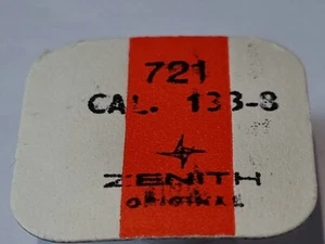 ZENITH 133.8 BALANCE WHEEL COMPLETE PART 721 - Picture 1 of 2
