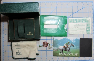 1986 ROLEX BUFKOR USA BOX, PAPERS, BOOKLET ACCESSORIES FOR LADIES 69173 DATEJUST - Image 1 of 4
