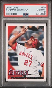 2010 Topps  Vladimir Guerrero  PSA 10  Los Angeles Angels  Montreal Expos - Picture 1 of 2