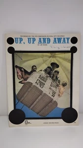 Up, Up and Away~Jim Webb~Sheet Music~Vintage 1967~Recorded by The 5th Dimension - Picture 1 of 6