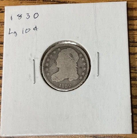 1830   Capped Bust Dime Cover