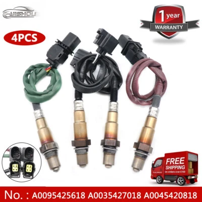 4X Oxygen Sensor Up+Downstream For 2006-2013 Mercedes-Benz S550 E550 ML350 ML550 - Image 1 of 4