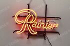 Rainier Beer Big R 17"x14" Neon Light Sign Lamp Party Club Wall Decor Bar Open