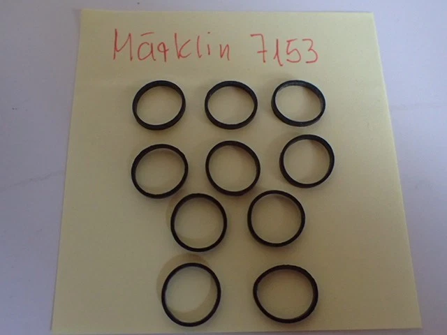 Märklin Haftreifen für Lokomotive 7153 10st H0 Lok Gummiring Banden neu ø 11 mm - Bild 1 von 1