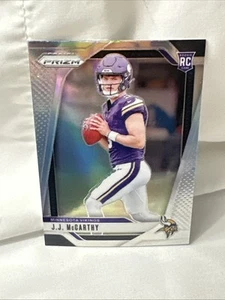 2024 Panini Prizm - Rookies Silver Prizm #400 J.J. McCarthy (RC) - Foto 1 di 2