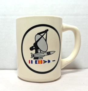 Taza de café Raytheon Patriot Missile vintage años 70 EE. UU. - Imagen 1 de 4