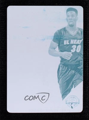 2014 Immaculate Special Event Jumbo Jerseys Printing Plate Cyan 1/1 Norris Cole - Image 1 of 2