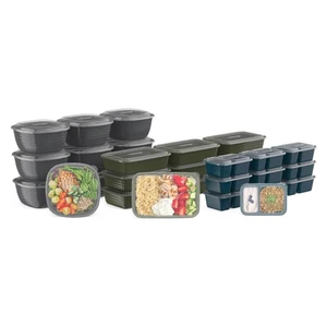 Prep 60-Piece Variety Meal Prep Kit - Reusable PFAS & BPA-Free Food Container... - Picture 1 of 8