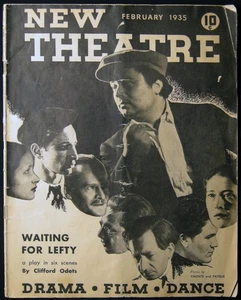 1935 CLIFFORD ODETS WAITING FOR LEFTY NEW THEATRE DRAMA FILM DANCE - Picture 1 of 9