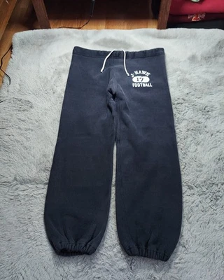 Pantalones deportivos de fútbol vintage de los años 60 Champion tejido inverso expansión refuerzo J Hawk L Foto 1 de 4