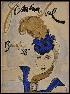 FEMINA DECEMBRE 1937 FRENCH FASHION MAGAZINE - VIONNET, CHANEL, EUGENE RUBIN - Picture 1 of 3