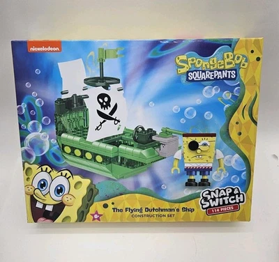 Snap & Switch SpongeBob Squarepants The Flying Dutchman Ship Construction Set - Image 1 of 4