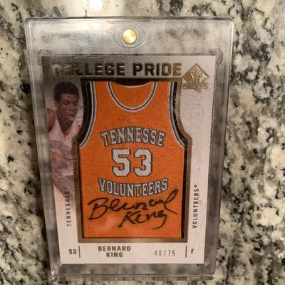 2012 Bernard King Auto /75 Patch College Pride - Image 1 of 2