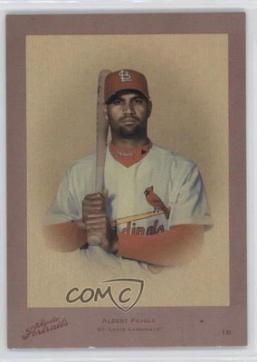 Donruss Studio Portraits Studio 2005 rojo 46/50 Albert Pujols #SP-5 i4v Foto 1 de 3