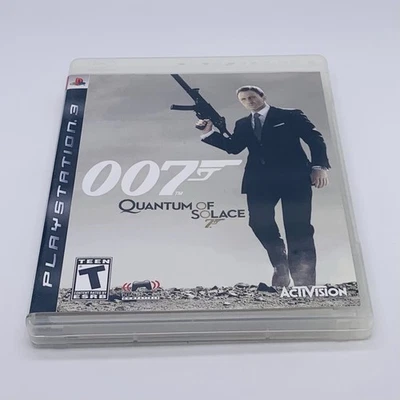 007 Quantum of Solace PS3 PlayStation 3 PS3 2008 - Complete w/ Manual CIB Tested - Image 1 of 4