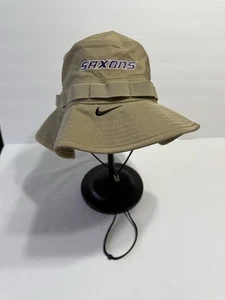 Nike Dri-Fit Bucket Hat Sz M/L Tan Saxons Embroidered Outdoors Summer Beach - Picture 1 of 7