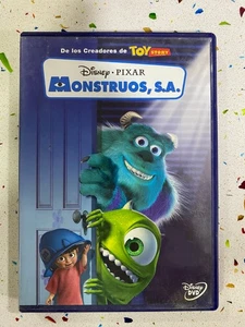 MONSTRUOS S.A. DVD DISNEY PIXAR SULLEY Y MIKE ESPAÑOL INGLES PORTUGUES - Imagen 1 de 3