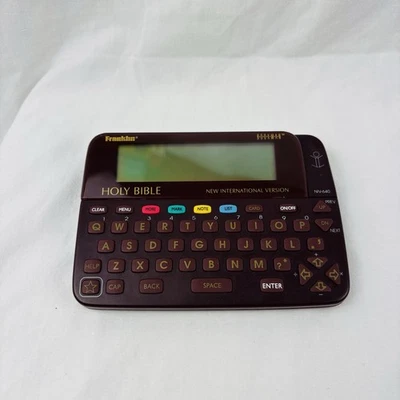 Franklin NIV-640 Bookman Holy Bible Digital Pocket Bible- Tested, Working - Image 1 of 4
