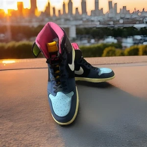 Nike Air Jordan 1 Retro High Tokyo Bio Hack Sneakers Men's Sz 11.5 Multicolored - Picture 1 of 7