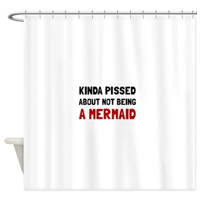Cortina de ducha CafePress orinada no sirena (1294029816) Foto 1 de 3