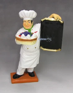 BÄCKER KONDITOR KUCHEN FIGUR STATUE SKULPTUR TAFEL WERBEFIGUR BÄCKEREI KUCHEN - Bild 1 von 1