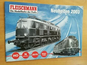 FLEISCHMANN KATALOG NEUHEITEN 2003 - Picture 1 of 5