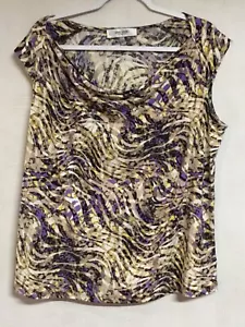 Jones Studio Separates 1X Womens Sleeveless Career Top Blouse - Picture 1 of 4