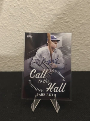 2025 TOPPS CALL TO THE HALL BABE RUTH NEW YORK YANKEES #CTH-14 - Image 1 of 2