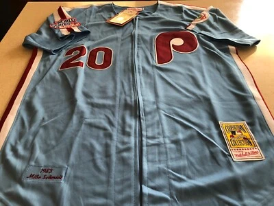 Camiseta Mitchell & Ness Cooperstown Collection 1983 Phillies Mike Schmidt - XL Foto 1 de 4