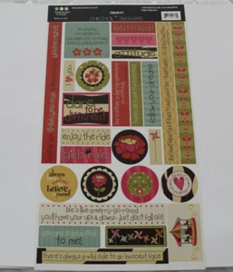 Three Bugs in a Rug ASHTYN Chit Chat Cardstock Die Cut Stickers - Picture 1 of 1