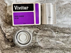 Vivitar 55mm Cross Screen Filter with Case & Box - Picture 1 of 4