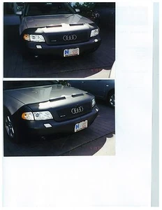 Colgan Front End Cover bra 2pc. Fits Audi A8 2000-2003 W/License Plate - Picture 1 of 1