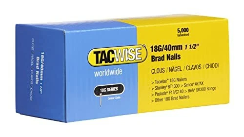 Tacwise 0400 Tcwise 17 Punti Sottili da 40mm, Set di 5000 Pezzi (V6a) - Immagine 1 di 1