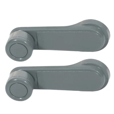 2 pcs Window Crank Handle Inside For Nissan D21 Hardbody Pickup 85-93 LH&RH Gray Foto 1 de 4