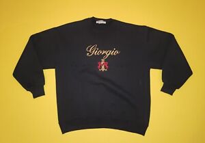 VINTAGE 80s 90s Giorgio Beverly Hills Size Small Pullover Crewneck Sweatshirt