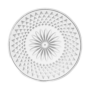 Acrylic Home Round Fruit Trays Serving Platters Snack Plate Versatile Food Tray - Picture 1 of 15