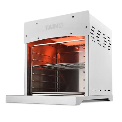 TAINO XXL Hochleistungsgrill Gas bis 800 °C Beef-Grill mit Pizzastein Edelstahl  - Bild 1 von 4