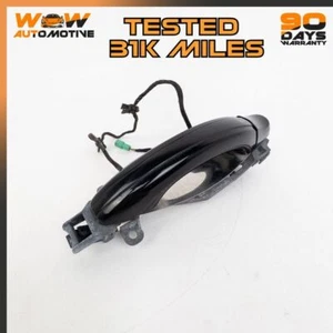 06-13 BENTLEY CONTINENTAL FLYING SPUR REAR LEFT DOOR HANDLE EXTERIOR BLACK OEM - Picture 1 of 13