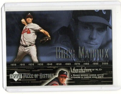2002 UD Piece of History #50 Greg Maddux - Image 1 of 2