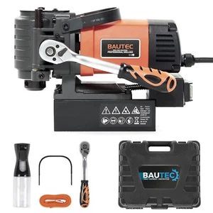 BAUTEC Compact-Magnet-Kernbohrmaschine bis 38mm » 1.650 W » 14.500 N » Kofferset - Bild 1 von 8