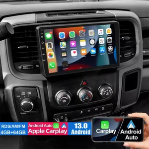 For Dodge RAM 2013-2018 Android 13 Car Stereo Radio GPS NAVI FM Carplay Player - Picture 1 of 17