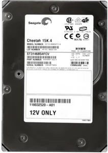 Hard Drive EMC 118032520-A01 ST3146854FCV 146GB 15000RPM 8MB FC 3.5'' Inch - Picture 1 of 3