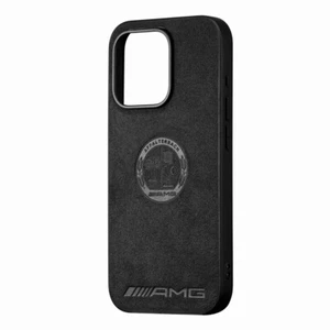 Coque noire Alcantara avec iPhone 15 Pro Max pour Mercedes AMG Affalterbach - Photo 1 sur 13