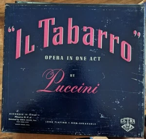 Puccini - IL Tabarro, Baroni, Reali, Scarlini, Cetra Soria,  Made in USA - Bild 1 von 10