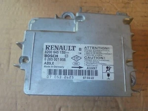 RENAULT CLIO 2009 SRS AIRBAG ECU MODULE 8200645158 / 0285001958 - Picture 1 of 14