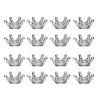  20 Pcs Beaded Trim Handmade Crown Accessories Mini Crowns for Crafts